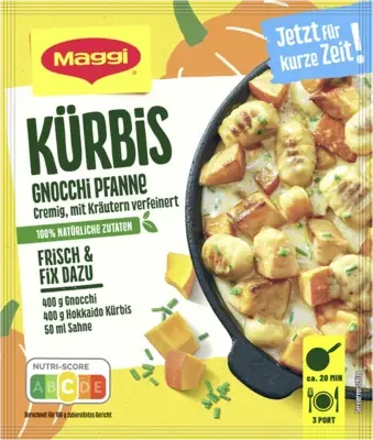 FIX Kürbis Gnocchi Pfanne