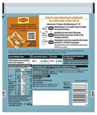 MAGGI FIX Air Fryer Käse Knusperhähnchen