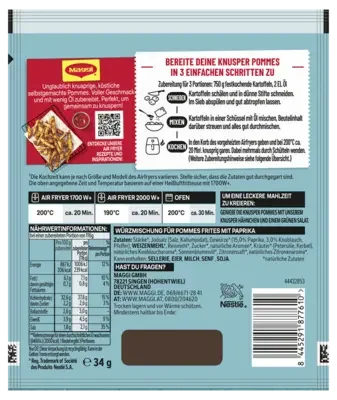 MAGGI FIX Air Fryer Pommes