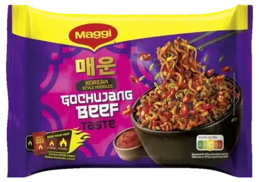 MAGGI Korean Style Noodles Gochujang Beef Taste