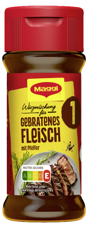 Maggi Würzmischung Nr. 1 - Gebratenes Fleisch mit Pfeffer