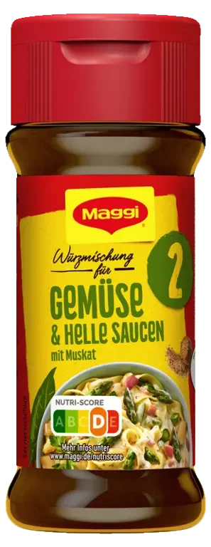Maggi Würzmischung Nr. 2 - Gemüse & Helle Soßen mit Muskat