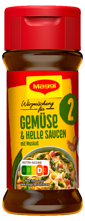 Maggi Würzmischung Nr. 2 - Gemüse & Helle Soßen mit Muskat