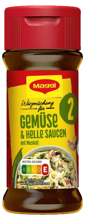 Maggi Würzmischung Nr. 2 - Gemüse & Helle Soßen mit Muskat