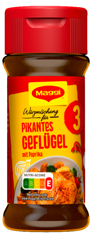 Maggi Würzmischung Nr. 3 - Pikantes Geflügel mit Paprika