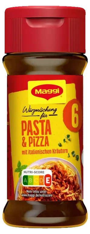 Maggi Würzmischung Nr. 6 - Pasta & Pizza mit italienischen Kräutern