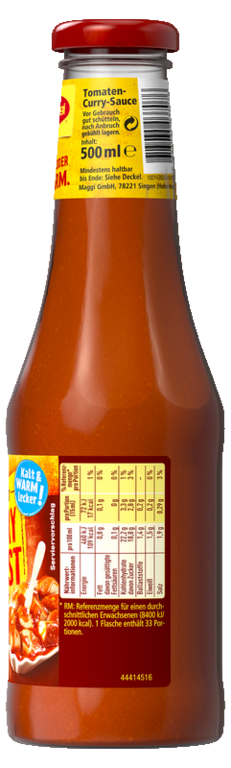 MAGGI Internationale Würzsauce, Sauce für Currywurst