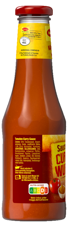 MAGGI Internationale Würzsauce, Sauce für Currywurst