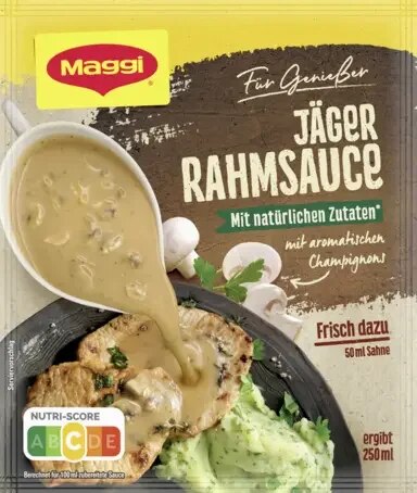 Maggi Für Genießer Jäger Rahmsauce