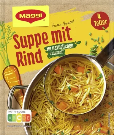 MAGGI Guten Appetit Suppe mit Rind