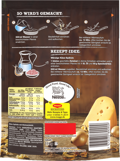 MAGGI Wirtshaus Käse-Spätzle