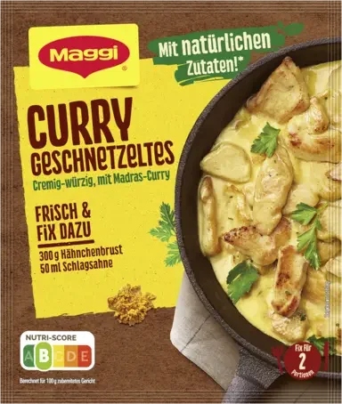 MAGGI Fix für Curry Geschnetzeltes