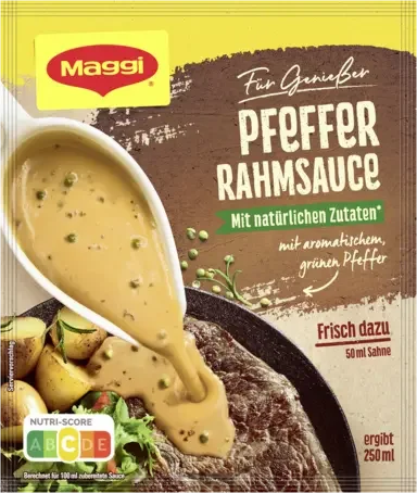 Maggi Für Genießer Pfeffer Rahmsauce