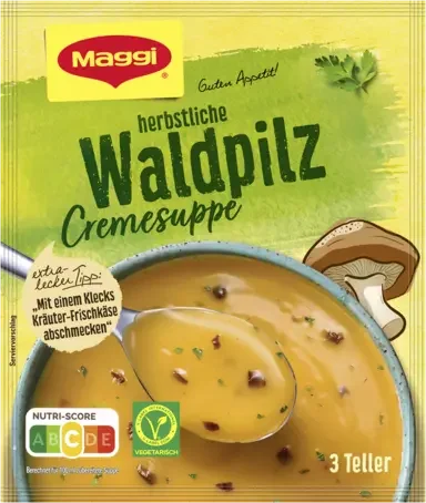 MAGGI Guten Appetit Waldpilz Cremesuppe