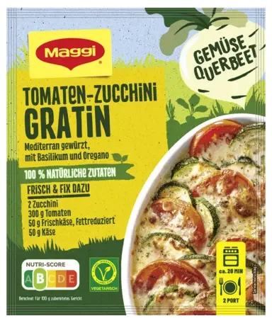 MAGGI Fix für Tomaten-Zucchini Gratin
