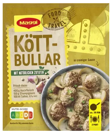 MAGGI Food Travel Fix für Köttbullar