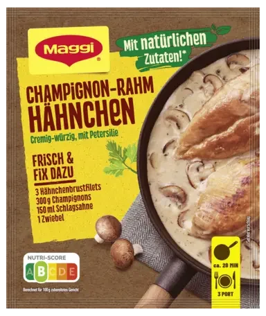 MAGGI Fix für Champignon-Rahm Hähnchen