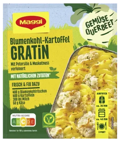 MAGGI Fix für Blumenkohl-Kartoffel Gratin (Air Fryer geeignet)
