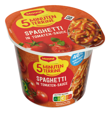 MAGGI 5 Minuten Terrine Spaghetti in Tomatensauce