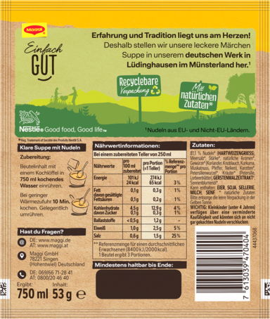 Maggi Guten Appetit, Märchen Suppe