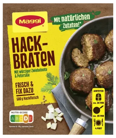 MAGGI Fix für Hackbraten (Air Fryer geeignet)