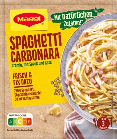 MAGGI Fix für Spaghetti Carbonara