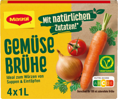 MAGGI Gemüse Brühe 4x1 L