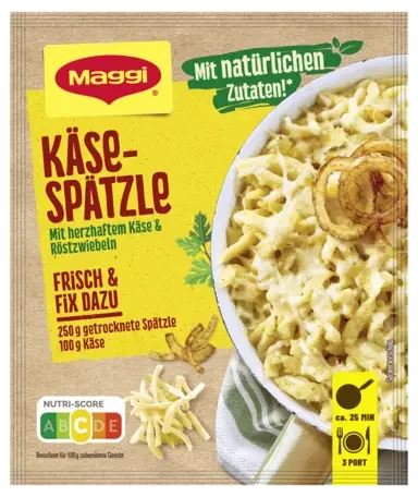 MAGGI Fix für Käse-Spätzle