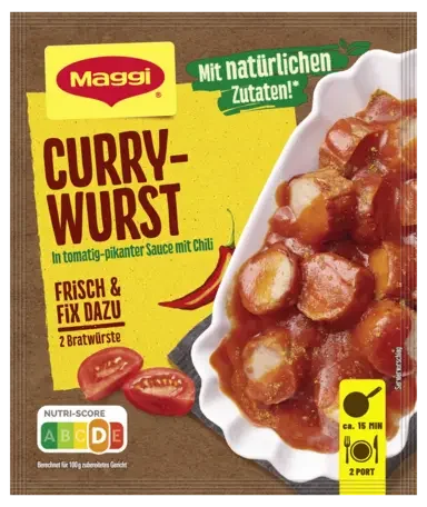 MAGGI Fix für Currywurst