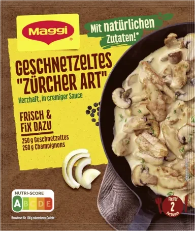 MAGGI Fix für Geschnetzeltes "Zürcher Art"