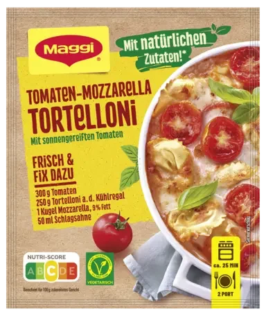 MAGGI Fix für Tomaten-Mozzarella Tortelloni