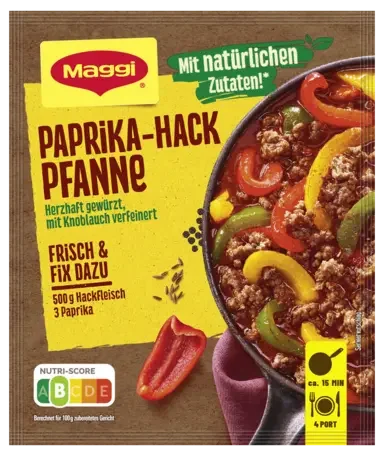 MAGGI Fix für Paprika-Hack Pfanne