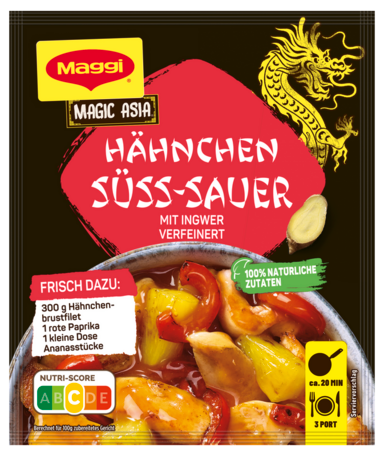 Maggi Magic Asia Fix für Hähnchen Süss-sauer