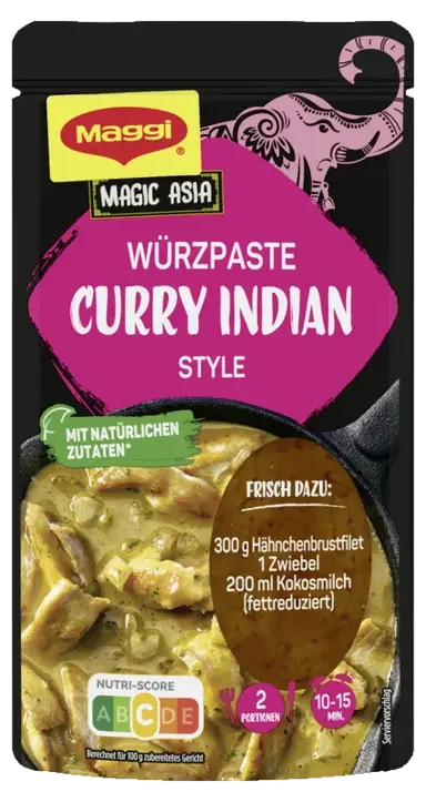 MAGGI MAGIC ASIA Würzpaste für Curry Indian Style