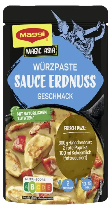MAGGI MAGIC ASIA Würzpaste für Erdnuss Geschmack