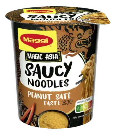 MAGGI Magic Asia Saucy Noodles Peanut Saté Taste