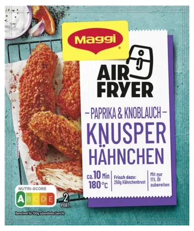 MAGGI FIX Air Fryer Paprika & Knoblauch Knusperhähnchen