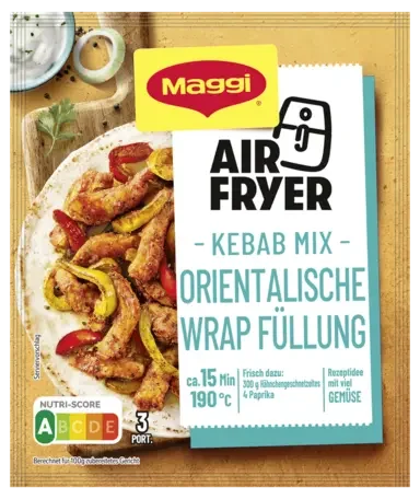 MAGGI FIX Air Fryer Wrap Kebab