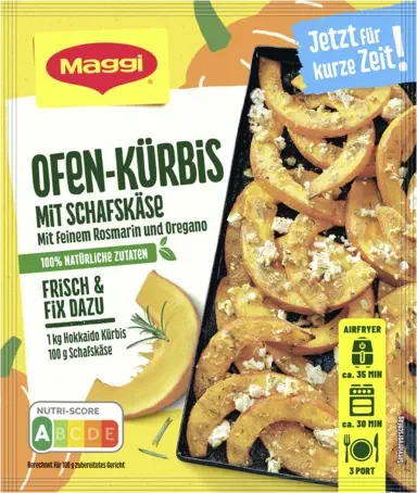 FIX Ofen Kürbis Schafskäse