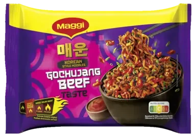 MAGGI Korean Style Noodles Gochujang Beef Taste