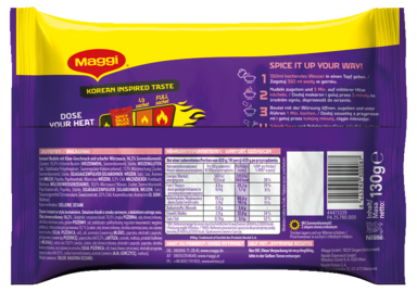 MAGGI Korean Style Noodles Spicy Cheese Taste