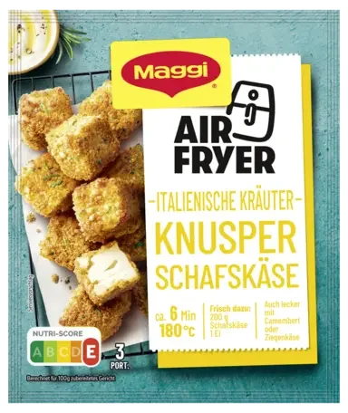 MAGGI FIX Air Fryer Knusper Schafskäse Italienische Kräuter