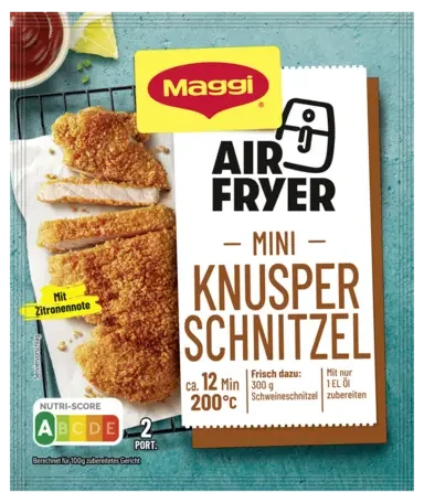 MAGGI FIX Air Fryer Knusper Schnitzel Mini