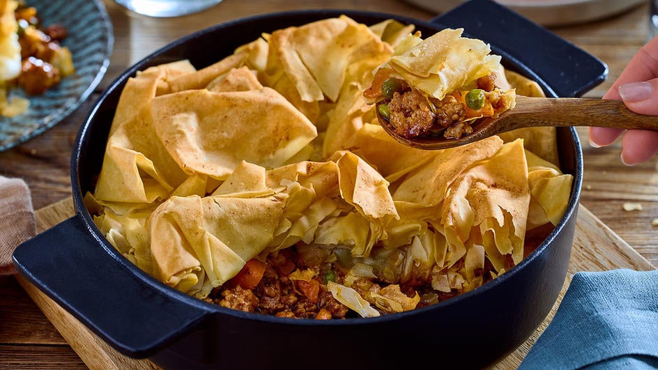 Gemüse-Wrap mit Pute im Airfryer