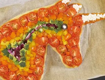 Einhorn Pizza