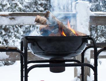 Grillen im Winter