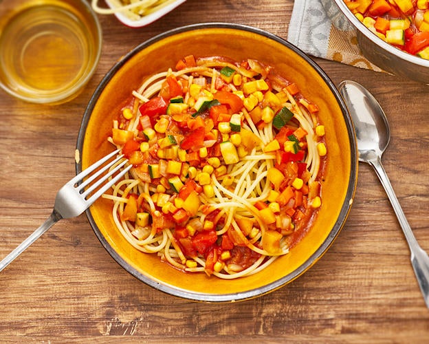 Maggi Gemüsebolognese mit Mais