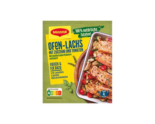 MAGGI Fix für Ofen-Lachs mit Zucchini & Tomaten