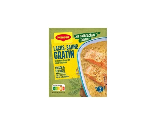 MAGGI Fix für Lachs-Sahne Gratin