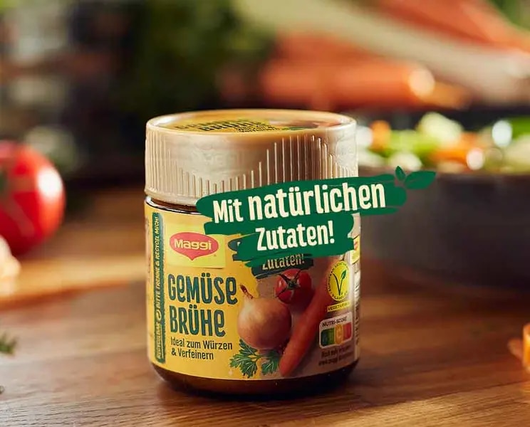 Maggi Gemüse Brühe mit natürlichen Zutaten